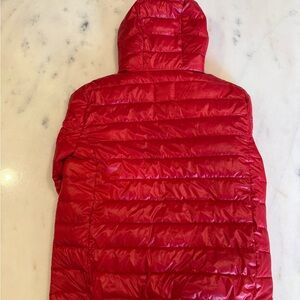 Primary Red Kids Puffer Jacket